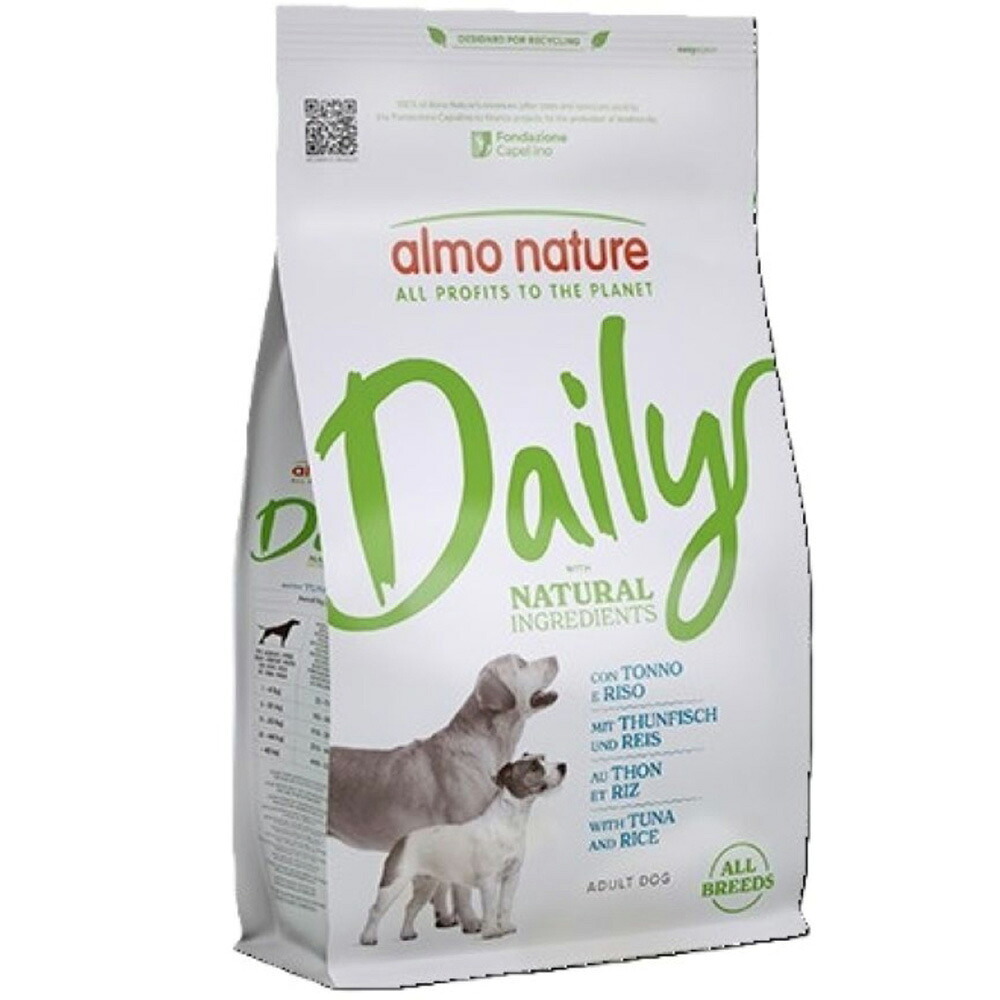 almo natuer アルモネイチャー デイリー ドッグフード ナチュラル まぐろとライス 12kg