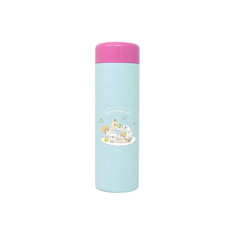 ほわころくらぶ ステンレスボトル480ml TOA 東亜金属 保温 保冷 156-011 水筒 軽量 モデル  Water bottleドーナツ