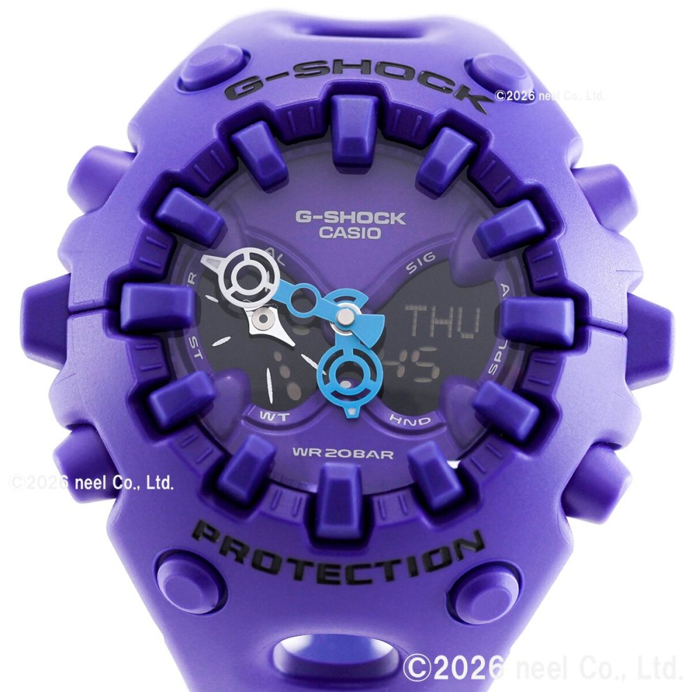 G-SHOCK カシオ Gショック CASIO アナデジ 限定モデル 腕時計 メンズ GA-V01-2AJF ブルーパープル【2025 新作】
