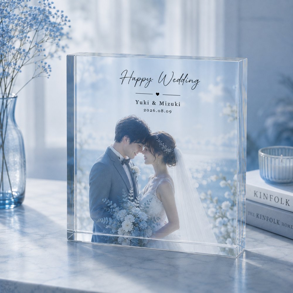 ウェディングフォト ガラスブロック カラードレス 結婚式 結婚祝い 入籍祝い 記念品 結婚式当日 会場装飾 名入れ 新郎新婦 プレゼント 写真入り オリジナル 演出 記念日 結婚祝いギフト 飾り付け 高級 おしゃれ フォトフレーム ギフト オーダーメイド 二次会 写真立て 贈り物 披露宴会場 ゲスト ウェルカムスペース 結婚記念 クリスタル ウェルカムボード 花嫁 フォトキューブ 門出【c01】