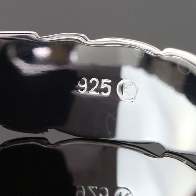 ハワイアンジュエリー バングル ハワイアンジュエリー ブレスレット ペアバングル 幅12mm 刻印 無料 サイズが選べる オープンバングル ペア 2本セット カットアウト スクロール シルバー925 太め カップル 夫婦 プレゼント ハロウィン 【品番：B5003-12P】