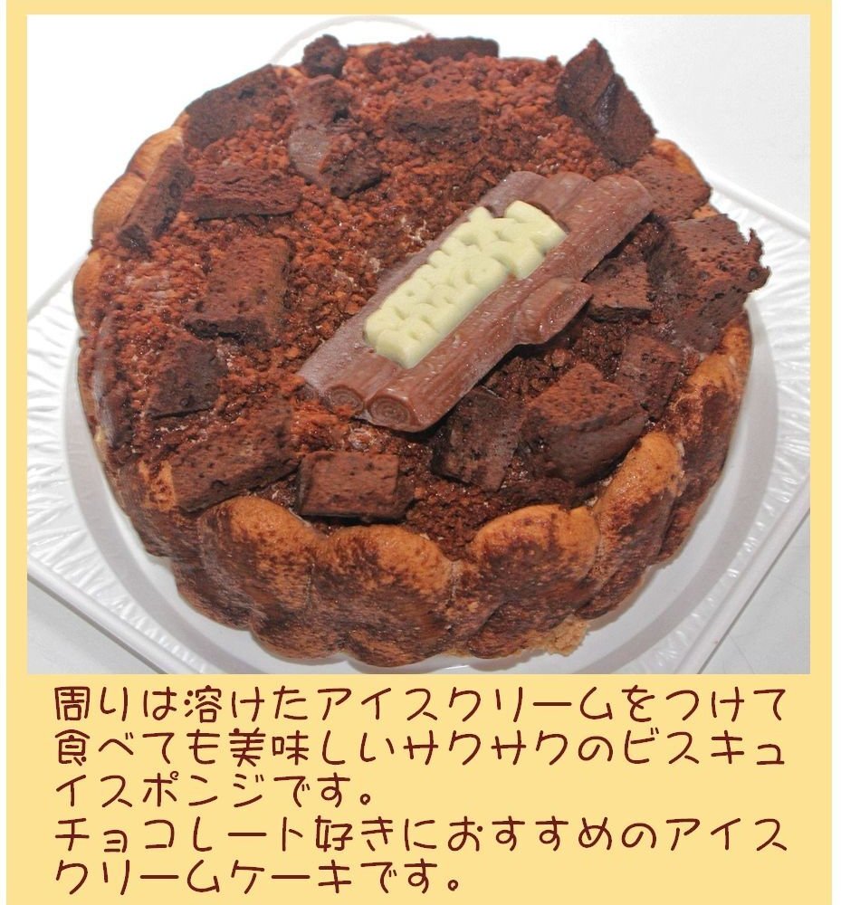 クリスマスチョコレートアイスケーキ【4～7号】 [クリスマスケーキ アイスクリームケーキ クリスマスチョコ チョコケーキ]