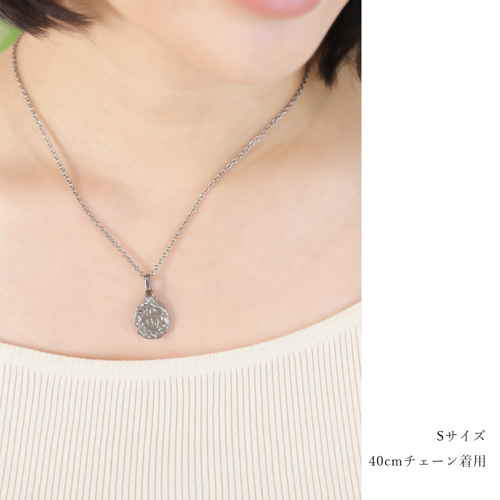 金属アレルギー対応 ペンダントトップ ハワイアンジュエリー 純チタン ペンダントトップ 刻印無料 誕生石 ホヌ ウミガメ ティアドロップ Sサイズ　チェーン別売りステンレスより軽く肌に優しい メンズ レディース プレゼント 敬老の日 【品番：TIP325S】