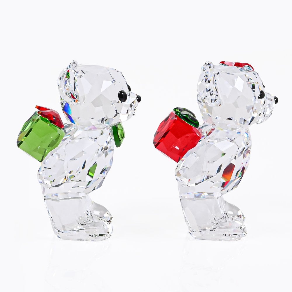 スワロフスキー SWAROVSKI クリスタルフィギュア Krisベア ホリデイ Holiday 5732107 インテリア オブジェ 置物 クリスマス 母の日 即日発送【スペシャルラッピング660円(別売り)】 成人祝い