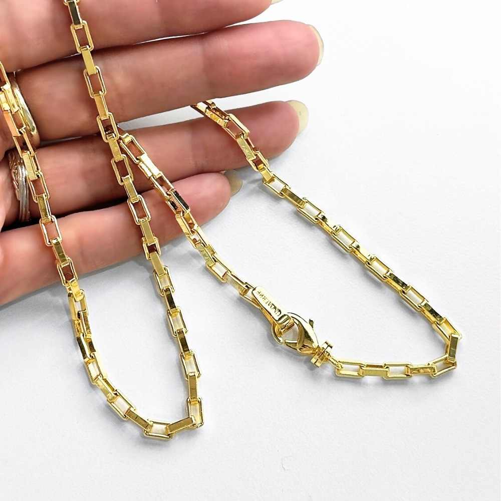 正規品 1AR by UNOAERRE ウノアエレ ショッパー付き チェーンネックレス レディース ユニセックス 喜平 ネックレス イエローゴールド 真鍮 イタリア製 ブランドジュエリー ギフト プレゼント 誕生日 結婚記念日 成人 卒業 入学