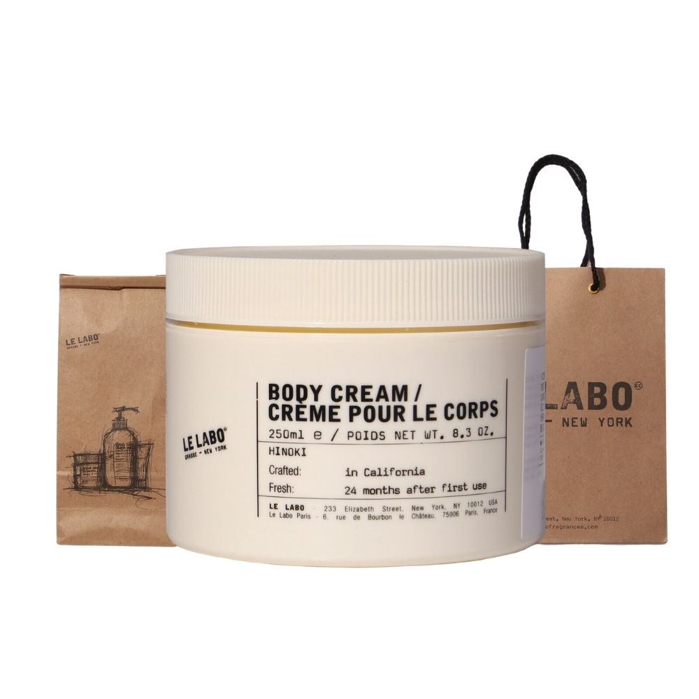 【ラッピング無料 国内正規品 LE LABOボディクリーム】LE LABO ルラボ BODY CREAM HINOKI ヒノキ 250ml ボディクリーム ひのき 保湿 コスメ 化粧品 ショッパー付き バレンタイン ホワイトデー 母の日 ギフト プレゼント
