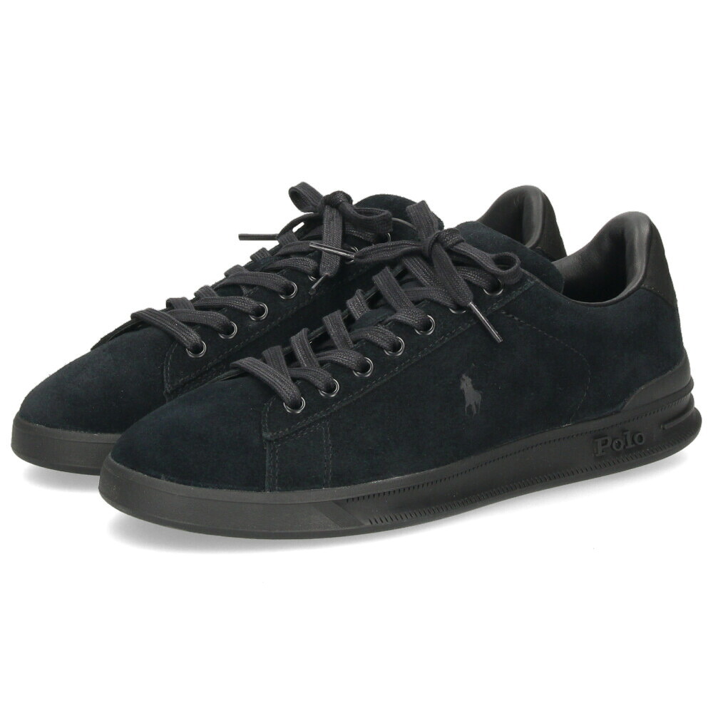 ポロ ラルフローレン スニーカー メンズ 靴 ローカット レザー ヘリテージコート３ POLO RALPH LAUREN HERITAGE COURT3 ブラック ブラウン