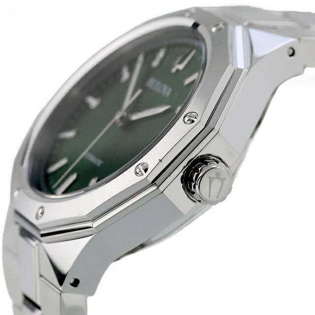 アウトレット ブローバ クラシック 自動巻き 腕時計 ブランド メンズ BULOVA 96B464 アナログ グリーン
