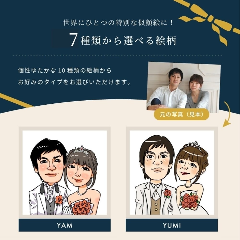 似顔絵 小皿8枚セット 名入れ 食器セット 小皿 皿 お皿 セット 木箱入り 小花 花 柄 結婚祝い ウエディングギフト プレゼント にがおえ イラスト 新婚 夫婦 カップル ギフト 贈り物 ギフト