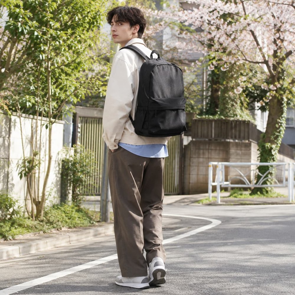 snowpeak Everyday Use Backpack リュック 大容量 普段使い ビジネス 通勤 使いやすい シンプル レディース メンズ ギフト プレゼント ブラック ac25su402