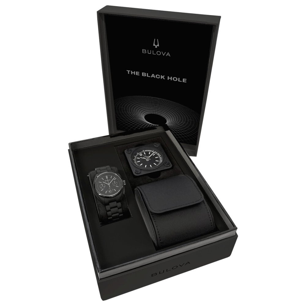 ブローバ BULOVA 限定モデル 腕時計 メンズ アーカイブシリーズ Archive Series ルナ パイロット クロノグラフ ブラックホール Lunar Pilot 98A335【2026 新作】