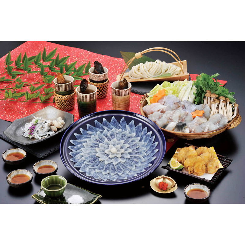 ふく料理にぎわいフルコース(4人前) (25T) [お中元][お歳暮] ※送料無料(北海道・沖縄・離島への配送不可)