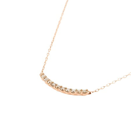 【無料ラッピング】  カナルヨンドシー Canal 4℃ カナル4℃ アクセサリー K18 ピンクゴールド ネックレス ダイヤモンド ブランド 正規品 新品 ギフト プレゼント 人気 おすすめ 誕生日 記念日 クリスマス 送料無料