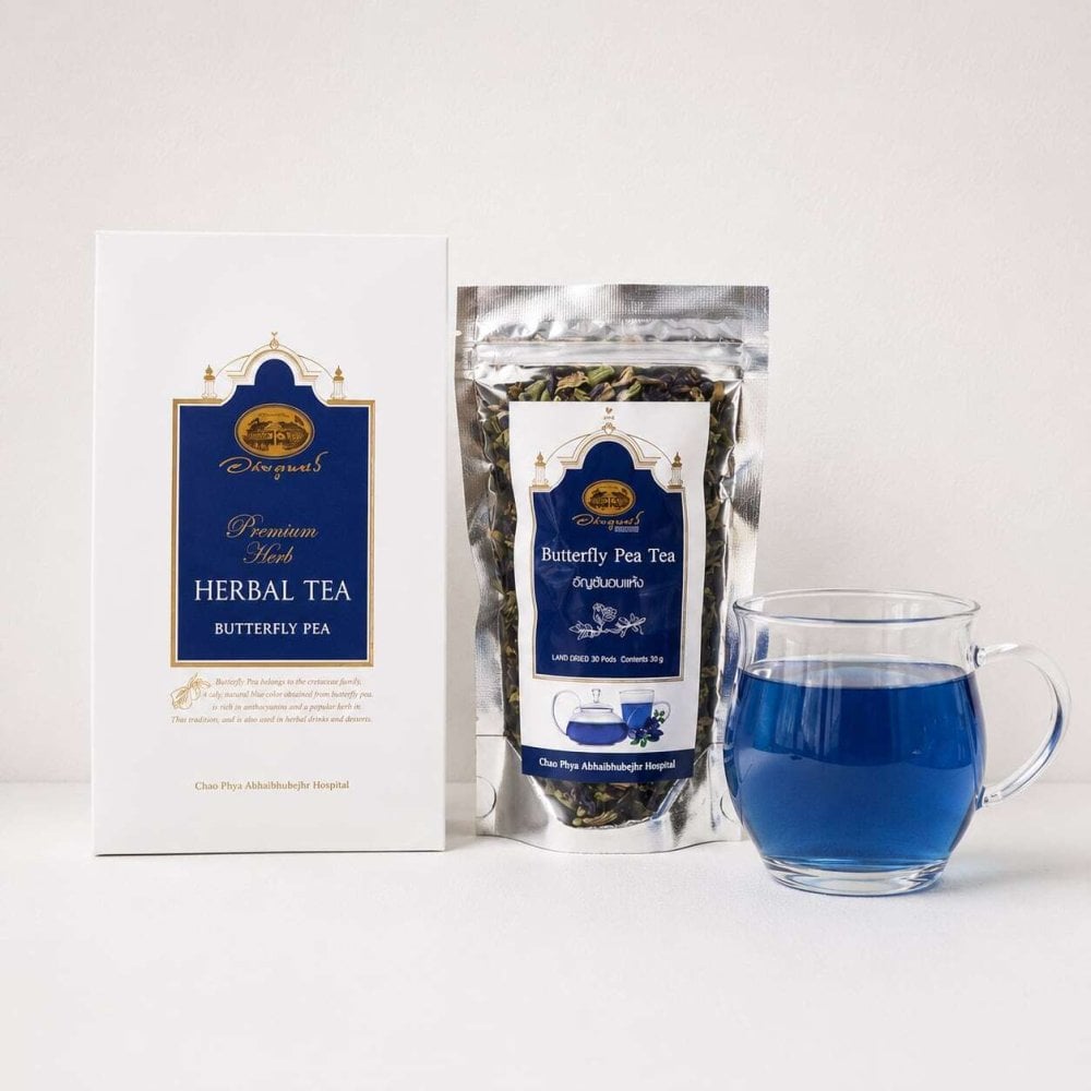 バタフライピー＆香りマグカップセット ハーブティー ノンカフェイン 紅茶