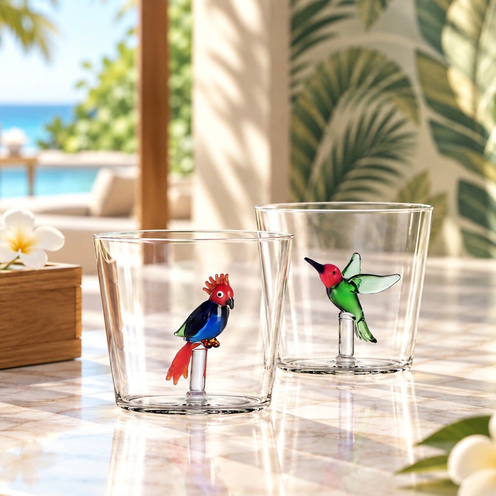 イッケンドルフ ミラノ TALKING TREES タンブラー 300ml ICHENDORF MILANO グラス スノーゲーム 動物 食器 ギフト 結婚祝い プレゼント 贈り物