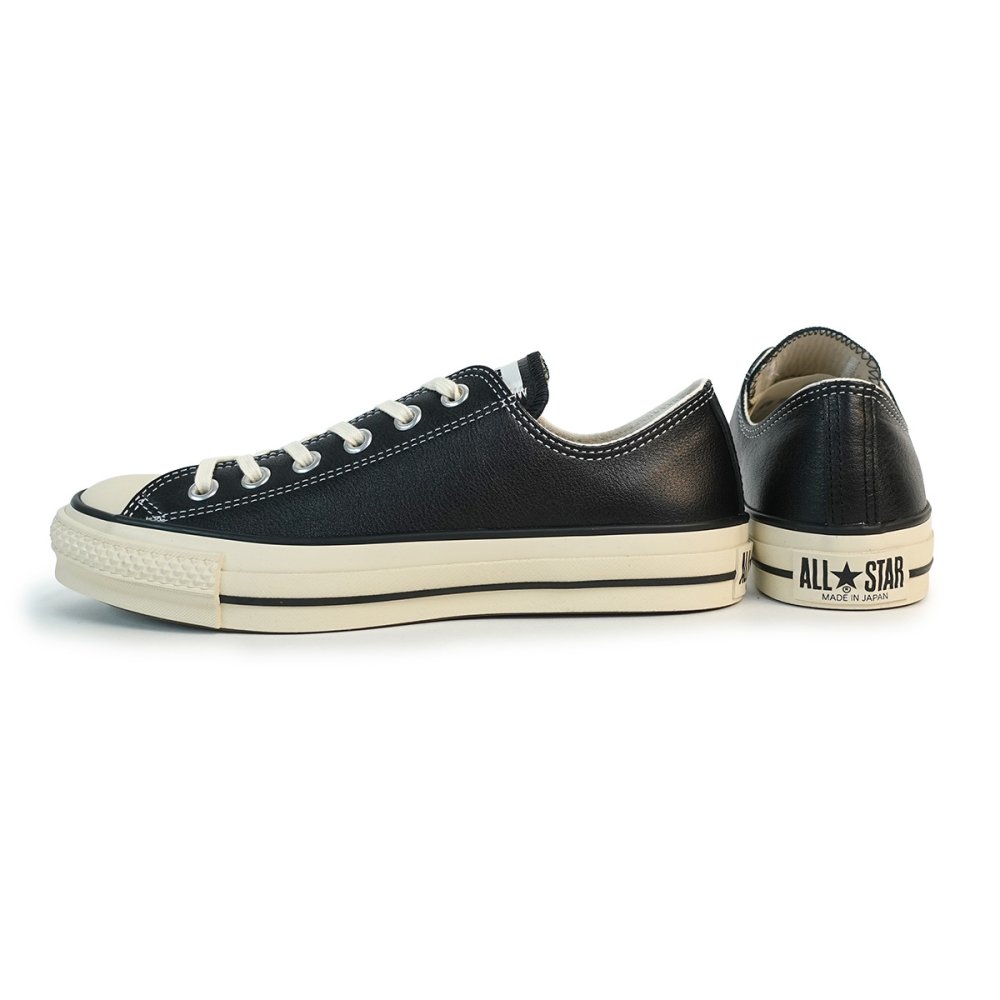 コンバース CONVERSE スニーカー メンズ レディース ローカット レザー オールスター J OX ブラック LEATHER ALL STAR J OX 日本製