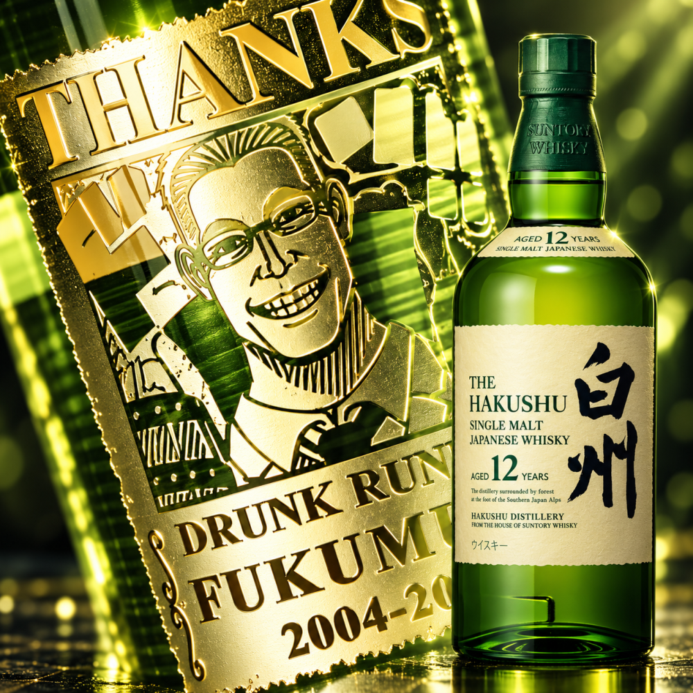 「海賊風似顔絵名入れ彫刻」【ウイスキー】白州12年　700ml　海賊風　漫画　アニメ　キャラクター 名入れ プレゼント ギフト 還暦祝い 彫刻  誕生日 お祝 結婚 贈り物 結婚祝い 入学祝い 卒業祝い   新築祝い 開店祝い　結婚記念日 