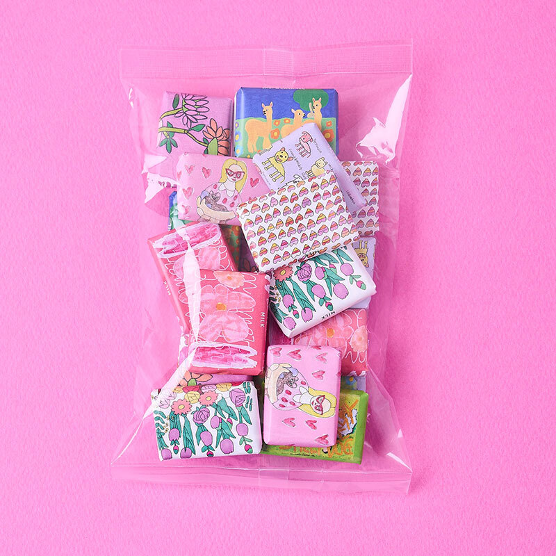 第3世界ショップ Artisan パーティーパック ミルクチョコ  NR-04308 お菓子チョコレート/セット/おしゃれ/かわいい/パッケージ/アート/ギフト/ミルクチョコ/大容量/