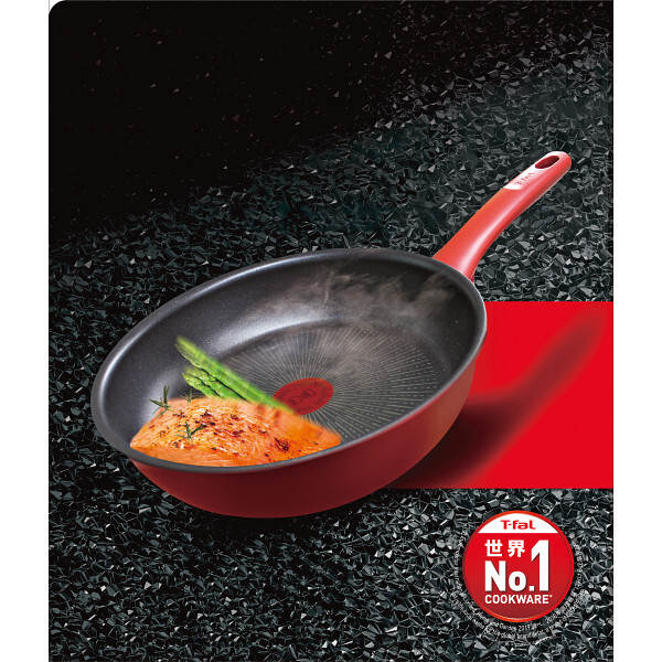 【直送】ティファール T-fal IHルージュ アンリミテッド フライパン 20cm [26-0282-023] G26202 IH対応 フランス製 こびりつきにくい 耐久性 2倍長持ち 長持ち 熱伝導 お知らせマーク 調理器具 キッチン用品 新生活 引越し お祝い ギフト