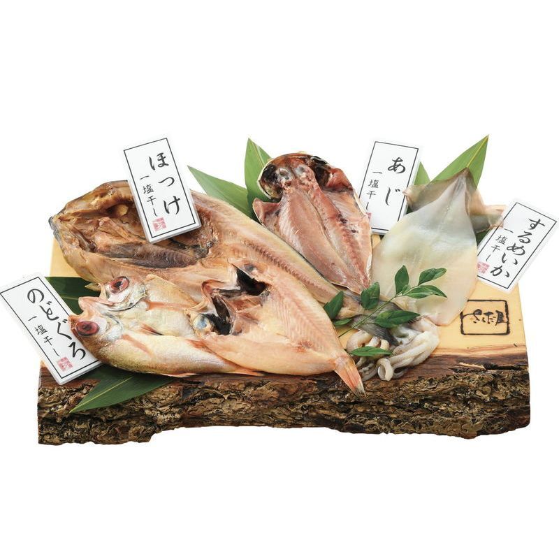 お歳暮・冬ギフト のどぐろ入り干物セット「梅」 (YS-646) ※送料無料(北海道・沖縄・離島への配送不可)