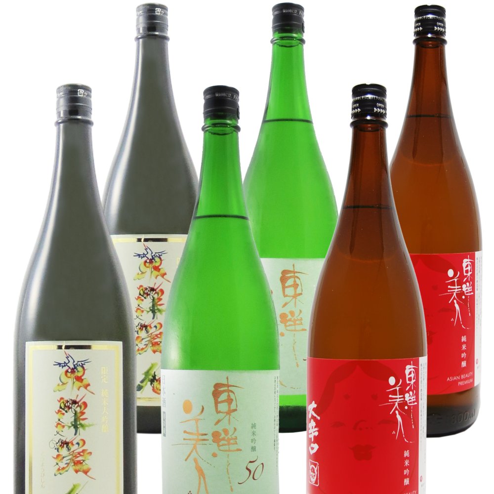 ★ 送料無料 ★ 東洋美人 1.8L×6本セット（純米大吟醸 花文字ラベル + 純米吟醸 50 + 純米吟醸 大辛口）各2本/ 山口県 澄川酒造場【 8404 】【 日本酒 】【 要冷蔵 】【 まとめ買い 】【 ハロウィン 贈り物 ギフト プレゼント 誕生日 結婚のお祝い 】 