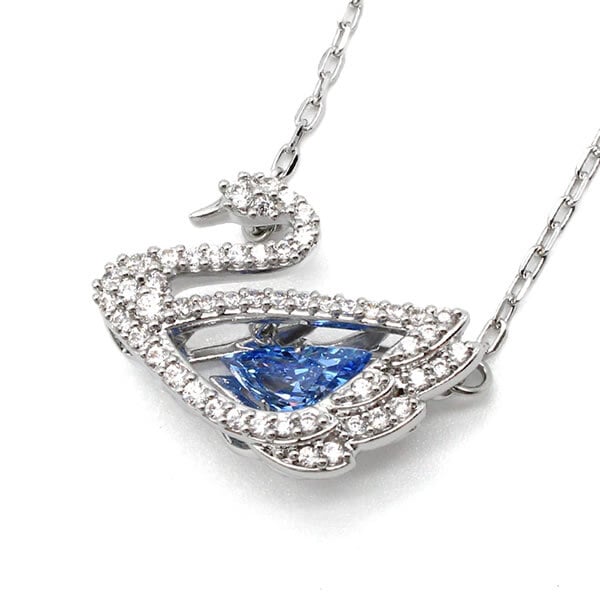 SWAROVSKI スワロフスキー ネックレス 5533397 Swan アクセサリー ブルー シルバー