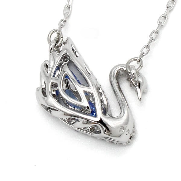 SWAROVSKI スワロフスキー ネックレス 5533397 Swan アクセサリー ブルー シルバー