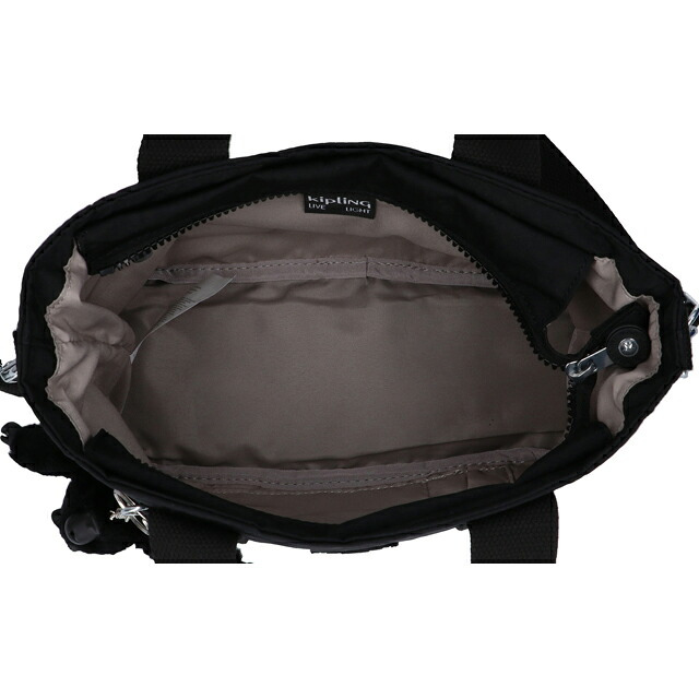 キプリング トートバッグ レディース ブランド Kipling ミンタ ロゴ ワンポイント 無地 2WAY KI7541-P39 Black Noir 黒