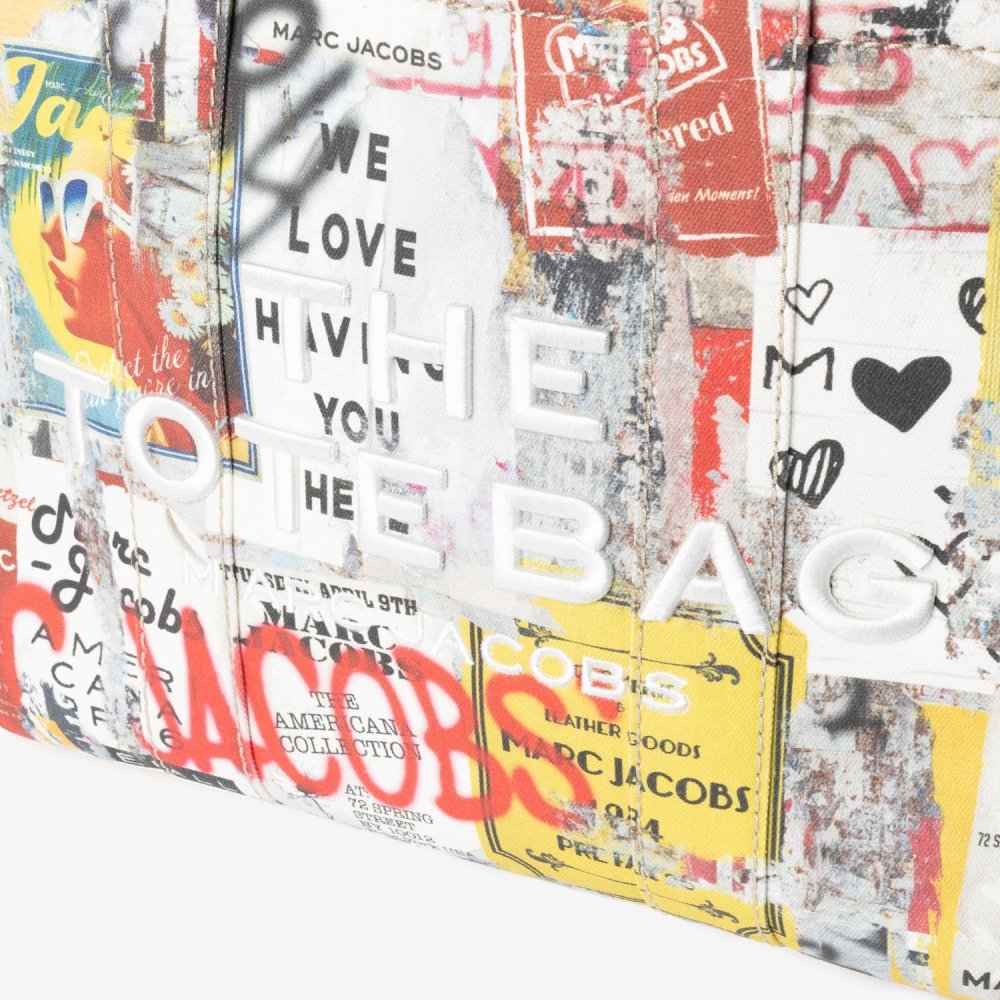 マークジェイコブス MARC JACOBS THE POP AMERICANA CANVAS MEDIUM TOTE BAG ザ ポップ アメリカーナ キャンバス ミディアム トート バッグ 2P6HTT017H02 ショルダーバッグ レディース バッグ