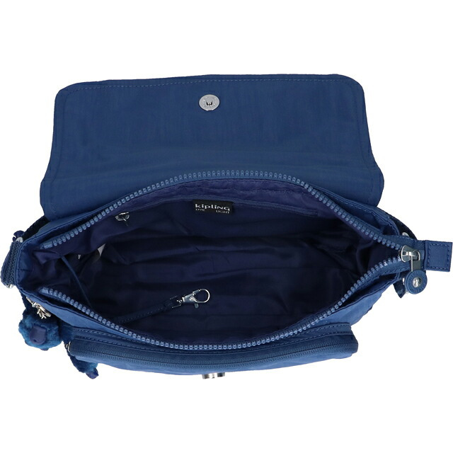 キプリング ショルダーバッグ レディース ブランド Kipling ダルマ B ロゴ ワンポイント 無地 KI8123-5PZ Casual Blue