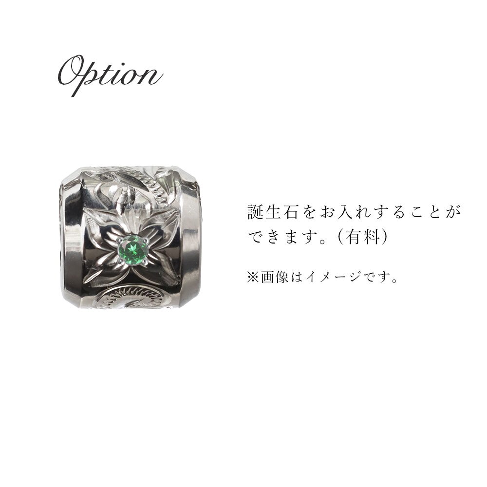ハワイアンジュエリー ペア ペンダントトップ 金属アレルギー 対応 純チタン 刻印 無料 誕生石 バレル Sサイズ Lサイズ チェーン別売りステンレスより軽く肌に優しい カップル プレゼント ハロウィン 【品番：TIP403SLP】
