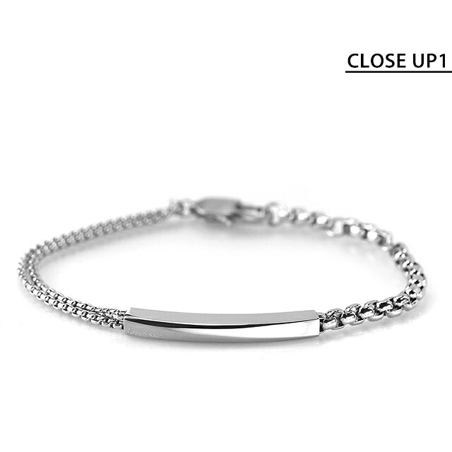 カルバンクライン ブレスレット メンズ ブランド Calvin Klein ICONIC ID 35100058 シルバー アクセサリー