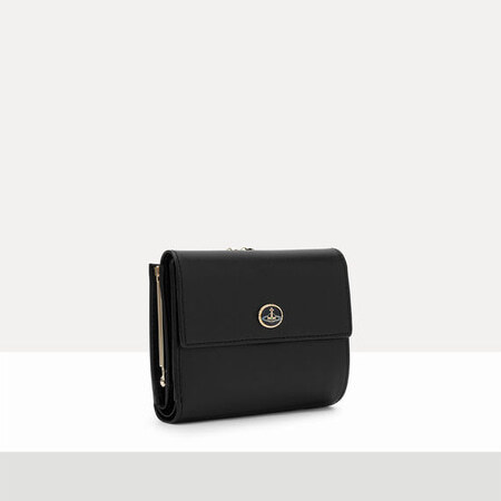 【無料ラッピング】 ヴィヴィアン ウエストウッド Vivienne Westwood 財布 折財布 ヴィンテージ オーブ Vintage Orb Clasp 三つ折りウォレット ブラック ブランド 正規品 新品 ギフト プレゼント 人気 おすすめ 誕生日 記念日 クリスマス 送料無料 vwt522434