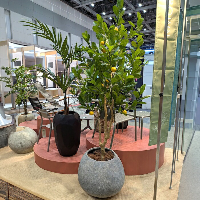観葉植物 造花 レモンの木 BROWN 全高約220cm 大型 実付き フェイクグリーン 高級 本物そっくり リアル おしゃれ インテリア 人工観葉植物 アーティフィシャルグリーン シンボルツリー オフィス 店舗 カフェ 開店祝い 室内 リビング 玄関 風水 果樹 レモンツリー