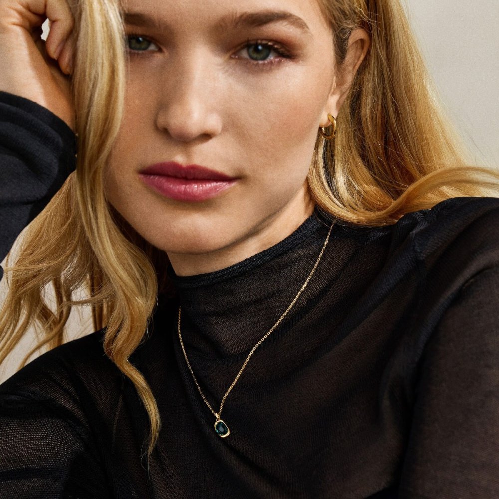 スカーゲン SKAGEN Sofie Sea Glass アクセサリー ネックレス ペンダント ゴールドトーン レディース SKJ1913710