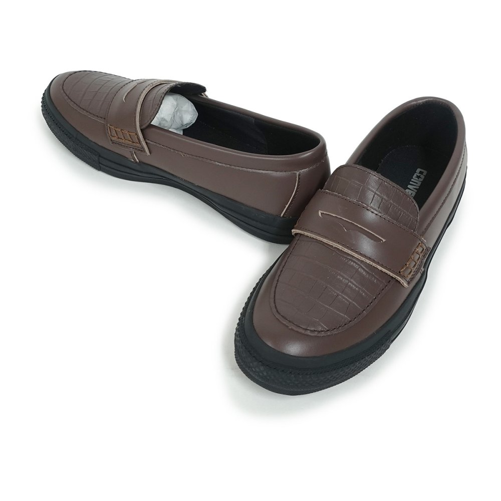 コンバース CONVERSE メンズ レディース スニーカー オールスター CE ローファー ブラウン ALL STAR CE LOAFER
