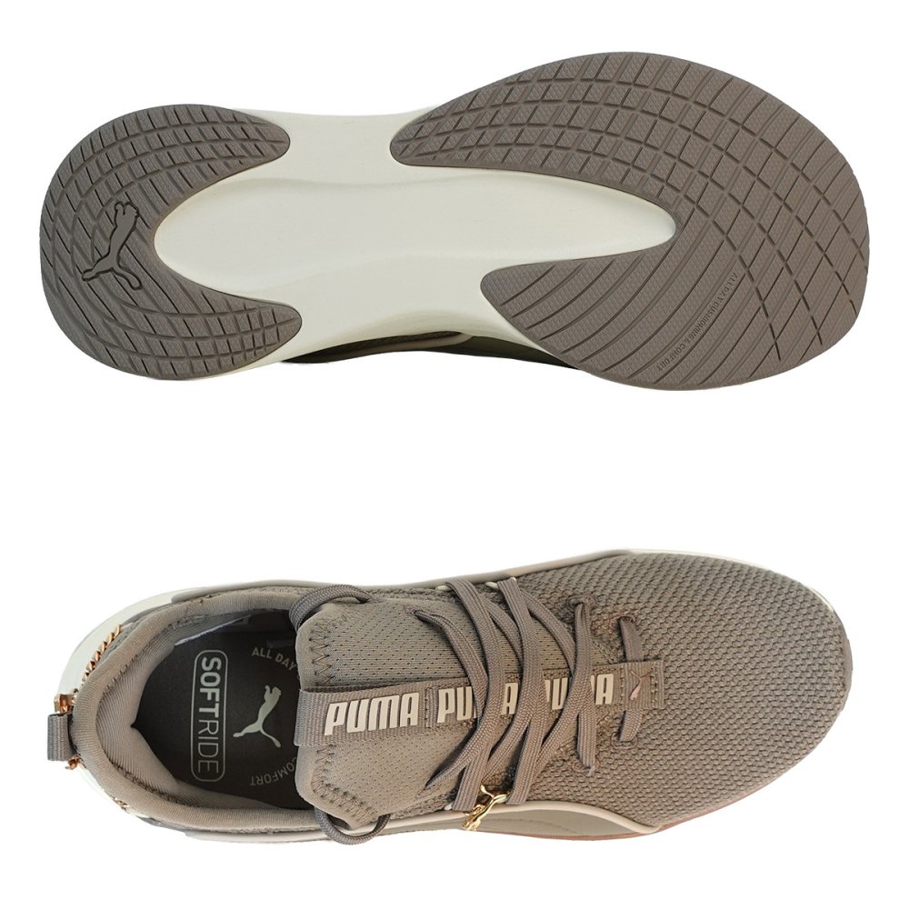 プーマ  PUMA  レディース スニーカー ソフトライド SOFTRIDE サブリナ スニーカー シューズ スリッポン 314086-01 グレー/ホワイト