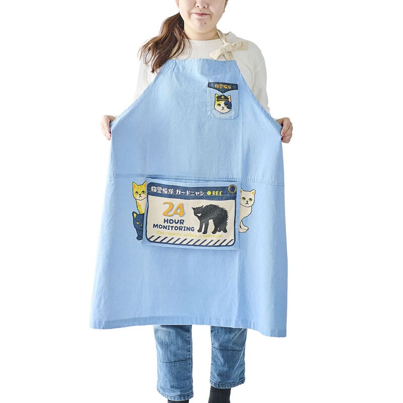 【にゃんたま入荷】 エプロン パッカブルエプロン アウトドア ソーダ 猫 かわいい レトロ ネコ ユニセックス キッチン メンズ レディス キャンプ フリーサイズ おしゃれ かっこいい 調整可能 キャンプ レトロ喫茶 BBQ 作業 ママ 料理 調理 猫グッズ