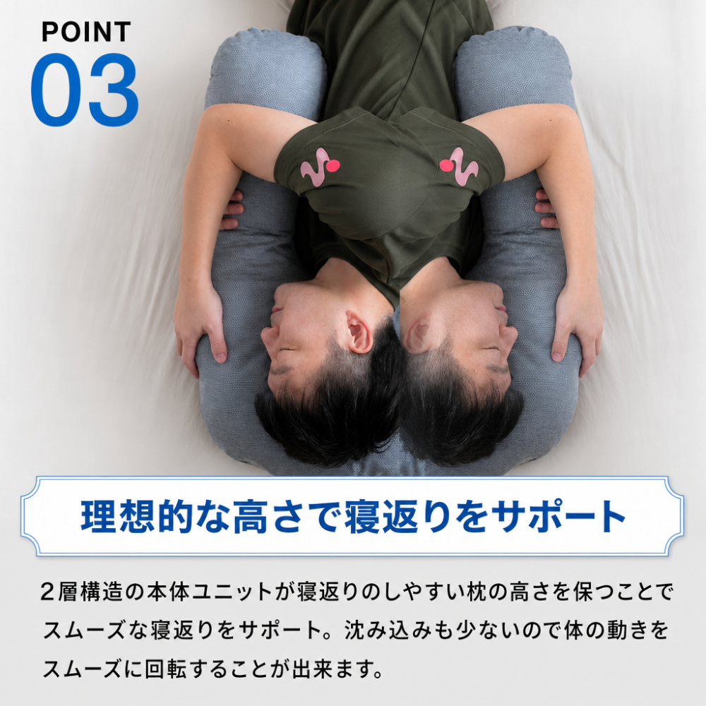 【送料無料】【ギフトラッピング無料】【販売累計15万個突破】「華麗なる男の抱かれ枕」肩全体で受け止め包み込まれる安心感☆【日本製】