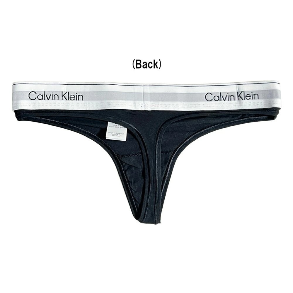 カルバンクライン Calvin Klein(CK) ブラ&ショーツ Tバック セット ロゴ 無地 ノンワイヤー アンダーウェア インナー 下着 QF8493+QF8518 レディース ブラック