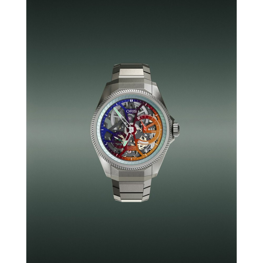 オリス ORIS プロパイロットX ゴンゾ エディション ディズニー ザ・マペッツ PROPILOT X GONZO EDITION 腕時計 メンズ 手巻き 01 115 7759 7180-Set【2026 新作】