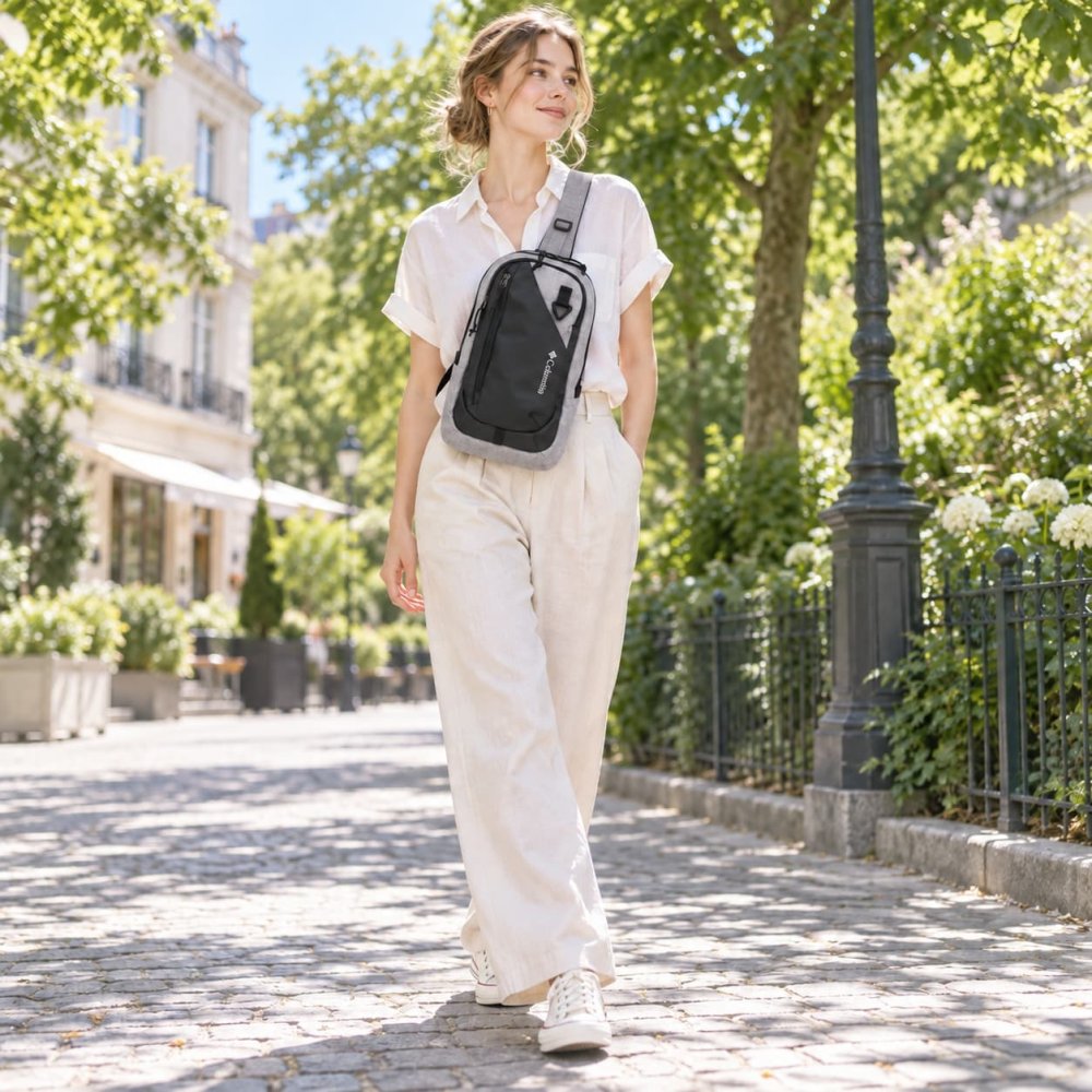 Columbia コロンビア ボディバッグ DoodyGarden ショルダー 斜め掛け かばん 鞄 バッグ 普段使い レディース メンズ ギフト プレゼント ブラック pu7291
