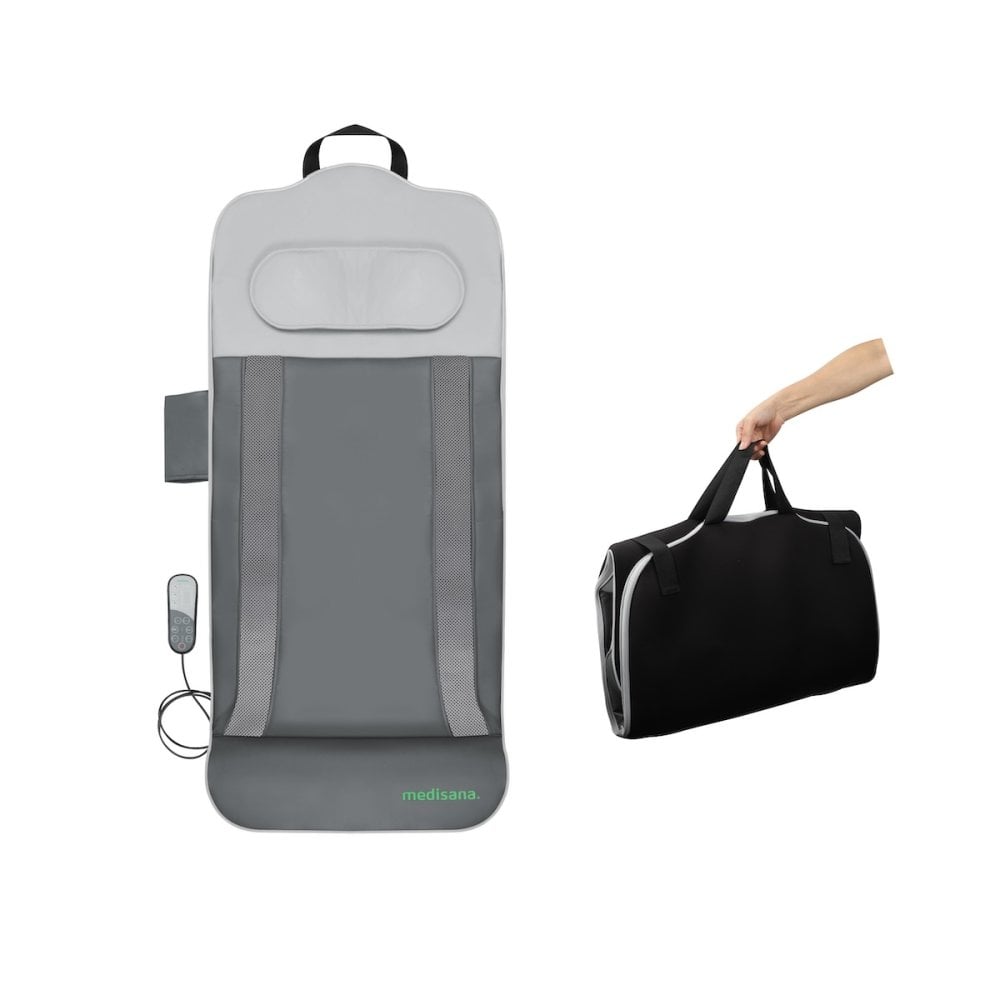 メディサナ ストレッチエアマット NEO medisana   寝ながら 寝たまま 全身ストレッチ エアーストレッチマット電動首 肩 肩甲骨 背中 腰 お尻 エアバッグ ヒーター 温熱 ストレッチ器具 リモコン タイマー 折りたたみ コンパクト 収納 自宅 ギフト プレゼント