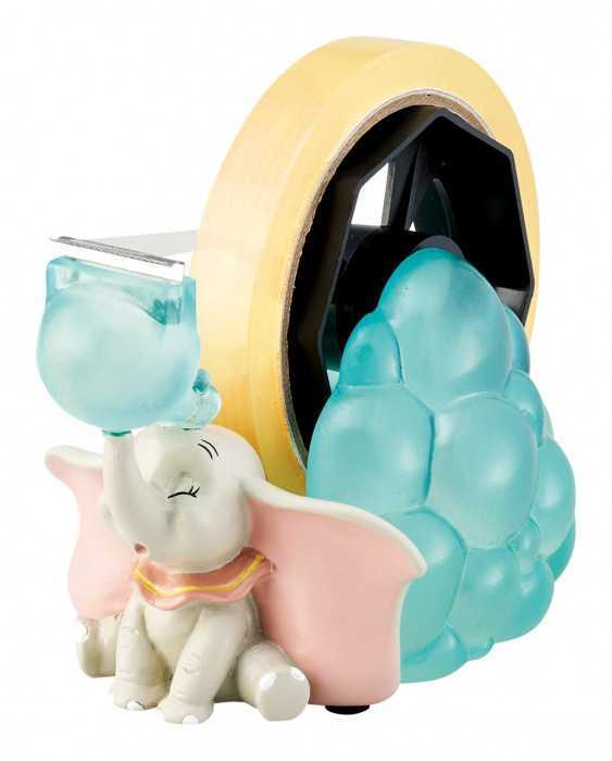 テープディスペンサー ダンボ DUMBO セロハンテープ台 キャラクター 雑貨 ディズニー Disney インテリア デスク周り 文房具 おしゃれ 可愛い ギフト プレゼント セトクラフト