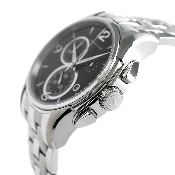 メンズ ギフトセット ハミルトン ジャズマスター 42mm クォーツ 電池式 腕時計 ブランド メンズ クロノグラフ HAMILTON JAZZMASTER H32612135 アナログ ブラック