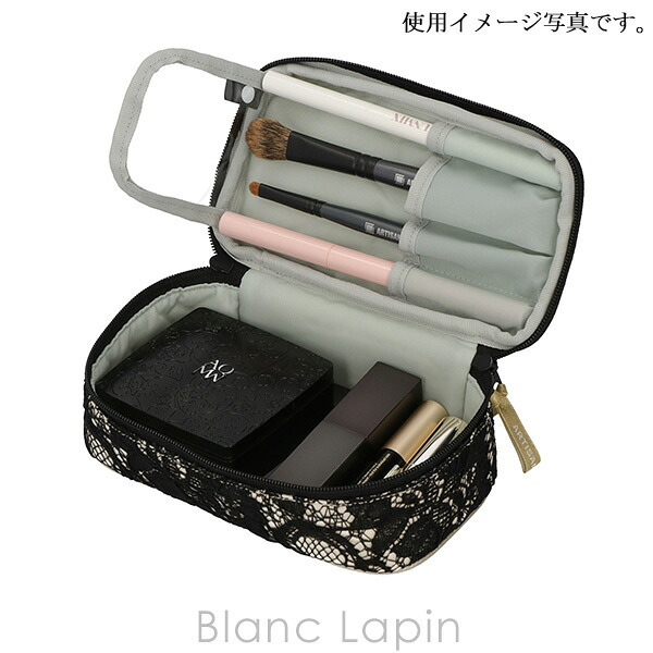 アルティザン＆アーティスト ARTISAN＆ARTIST ハンディ・メイクドレッサー・ミニ 6WP-CM601 クラシック・モノトーン #ブラック コスメポーチ/バッグ