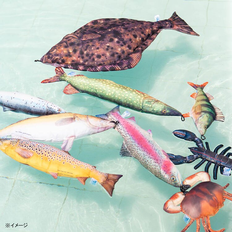 ダルトン フィッシーズ ハリバット 105 Y-0507 送料無料 クッション 魚 カレイ 海水魚 インテリア