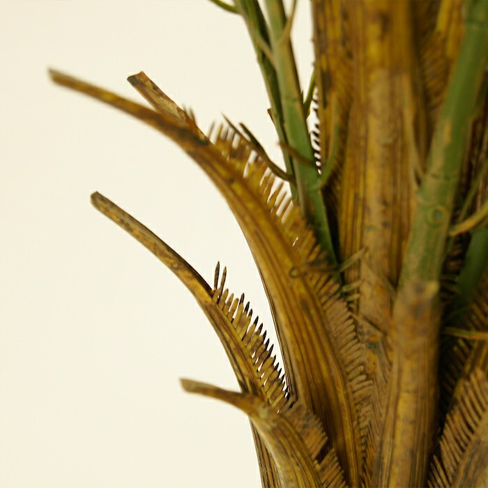 観葉植物 造花 カナリーヤシ BROWN 全高約116cm 中型 フェイクグリーン 本物そっくり おしゃれ インテリア 人工観葉植物 アーティフィシャルグリーン オフィス 店舗 ホテル 開店祝い 室内 フェニックス ヤシの木 フェイク