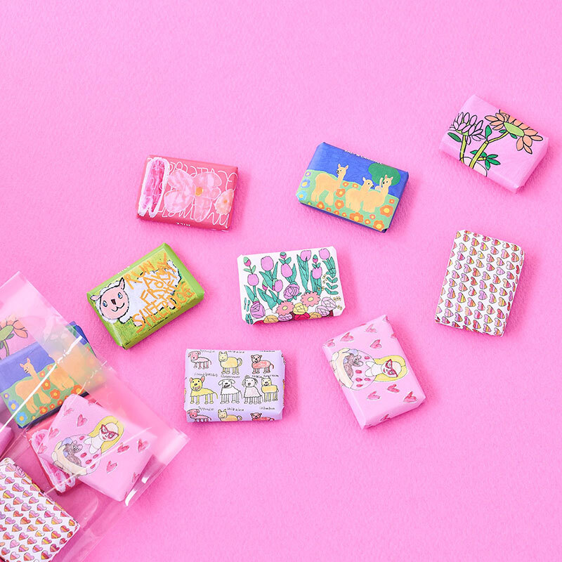 第3世界ショップ Artisan パーティーパック ミルクチョコ  NR-04308 お菓子チョコレート/セット/おしゃれ/かわいい/パッケージ/アート/ギフト/ミルクチョコ/大容量/
