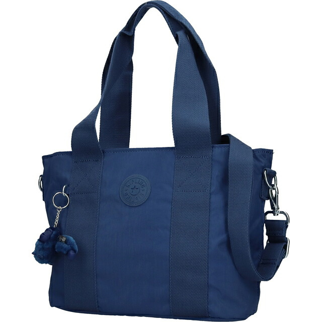 キプリング トートバッグ レディース ブランド Kipling ミンタ M UP ロゴ ワンポイント 無地 2WAY KI8642-5PZ Casual Blue